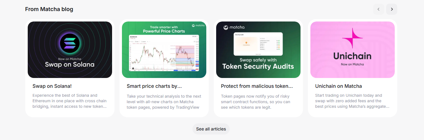 Matcha Transaction Flow